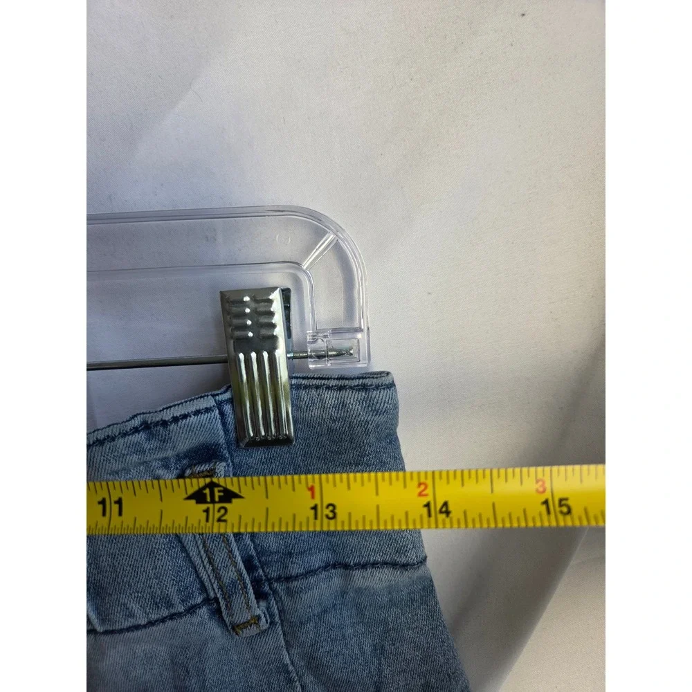 Aaron & Amber Jeans Womens  Blue Light Wash Relaxed High Rise Tapered